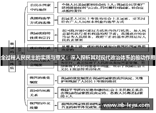 全过程人民民主的实质与意义：深入探析其对现代政治体系的推动作用