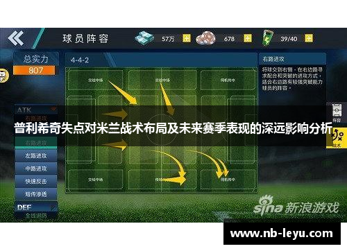 普利希奇失点对米兰战术布局及未来赛季表现的深远影响分析